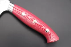 Takeshi Saji R-2 Custom Diamond Damascus Wild Series New Design SNRD-4RW Bunka180mm (7 Inch, Red/White Linen Micarta Handle) -Knife Sale Shop takeshi saji bunka takeshi saji r 2 custom diamond damascus wild series new design snrd 4rw bunka180mm 7 inch red white linen micarta handle 44336632135963 scaled