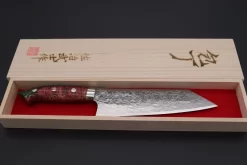 Takeshi Saji SUMMIT ― Limited Edition Custom Series SMT-574 R-2 Custom Damascus Bunka 175mm (6.8 Inch) -Knife Sale Shop takeshi saji bunka takeshi saji summit limited edition custom series designed by nomura smt 574 r 2 custom damascus bunka 175mm 6 8 inch 41813818671387 scaled