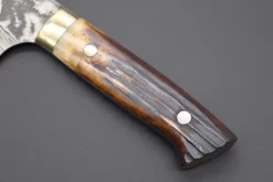 Takeshi Saji VG-10 Custom Damascus Wild Series Bunka 175mm (6.8 Inch, Stag Bone Handle) -Knife Sale Shop takeshi saji bunka takeshi saji vg 10 custom damascus wild series bunka 175mm 6 8 inch stag bone handle 42469316559131 scaled