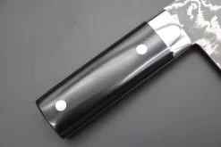 Takeshi Saji VG-10 Custom Damascus TS-CC4 Chinese Cleaver (Black Linen Micarta Handle) 8 Takeshi Saji VG-10 Custom Damascus TS-CC4 Chinese Cleaver (Black Linen Micarta Handle) -Knife Sale Shop takeshi saji chinese cleaver takeshi saji vg 10 custom damascus chinese cleaver black linen micarta handle 43813657706779 scaled