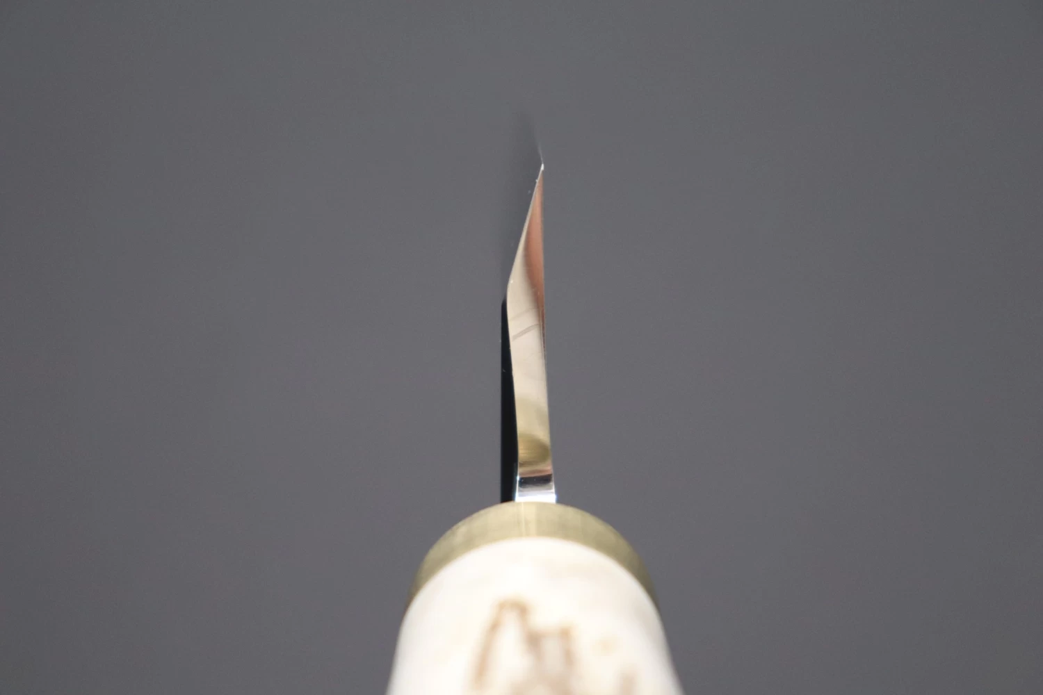 Takeshi Saji Gingami No.3 Wa Bocho Series Deba (150mm To 180mm, 3 Sizes, Stag Handle) 4 Takeshi Saji Gingami No.3 Wa Bocho Series Deba (150mm To 180mm, 3 Sizes, Stag Handle) - Image 4