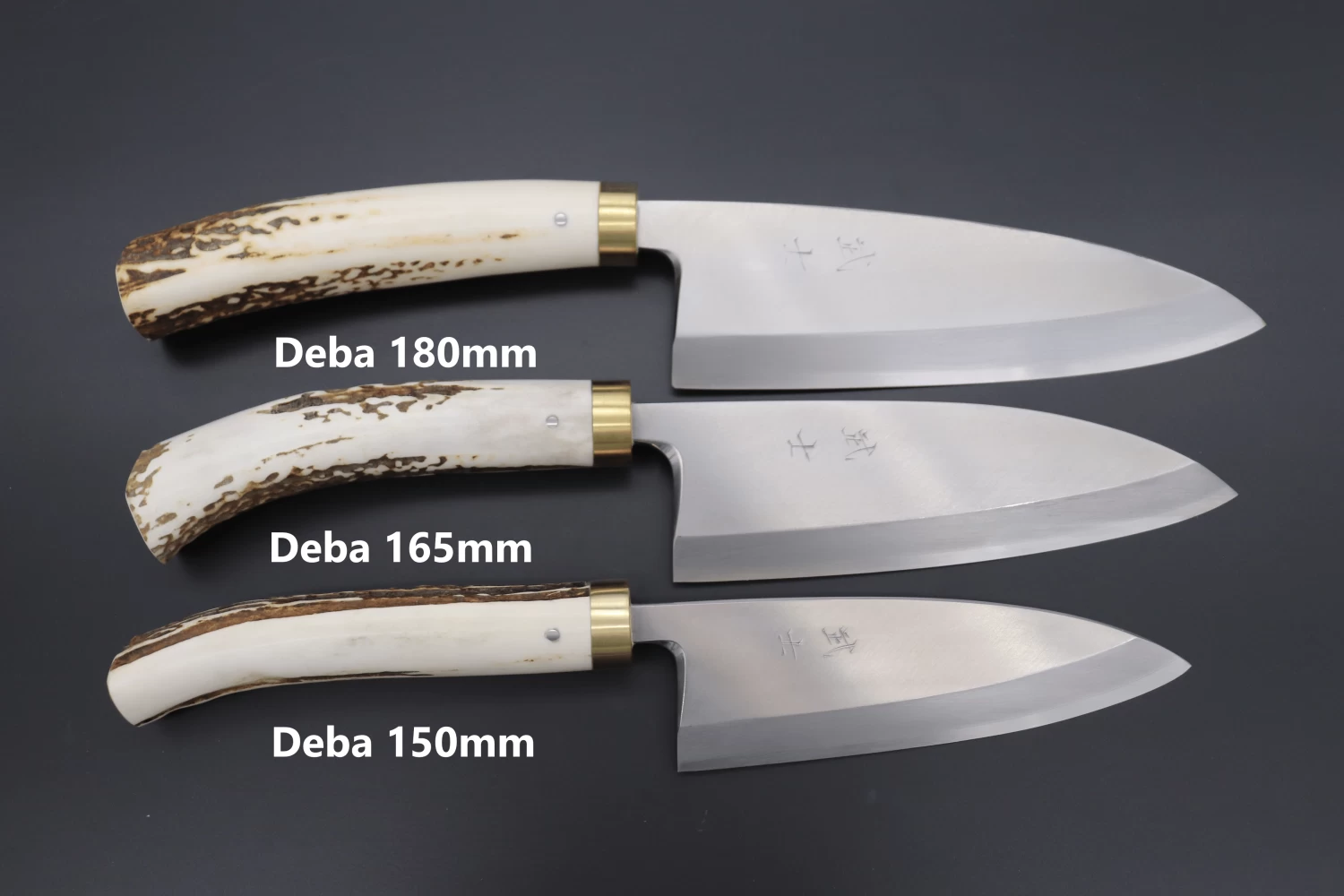 Takeshi Saji Gingami No.3 Wa Bocho Series Deba (150mm To 180mm, 3 Sizes, Stag Handle) 10 Takeshi Saji Gingami No.3 Wa Bocho Series Deba (150mm To 180mm, 3 Sizes, Stag Handle) - Image 10