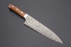 Takeshi Saji R-2 Custom Black Damascus Wild Series Gyuto (180mm To 270mm, 4 Sizes, Ironwood Handle)
