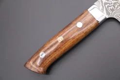 Takeshi Saji R-2 Custom Black Damascus Wild Series Gyuto (180mm To 270mm, 4 Sizes, Ironwood Handle) -Knife Sale Shop takeshi saji gyuto takeshi saji r 2 custom black damascus wild series gyuto 180mm to 270mm 4 sizes ironwood handle 42516361740571 scaled