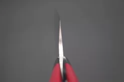 Takeshi Saji R-2 Custom Diamond Damascus Wild Series New Design Gyuto (210mm And 240mm, Red/White Linen Micarta Handle) -Knife Sale Shop takeshi saji gyuto takeshi saji r 2 custom diamond damascus wild series new design gyuto 210mm and 240mm red white linen micarta handle 44336280863003 scaled