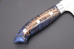 Takeshi Saji SUMMIT ― Limited Edition Custom Series SMT-581 R-2 Custom Damascus Gyuto 210mm (8.2 Inch) -Knife Sale Shop takeshi saji gyuto takeshi saji summit limited edition custom series designed by nomura smt 581 r 2 custom damascus gyuto 180mm 8 2 inch 41814006989083 scaled