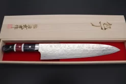 Takeshi Saji SUMMIT ― Limited Edition Custom Series SMT-364 R-2 Custom Damascus Gyuto 270mm (10.6 Inch) -Knife Sale Shop takeshi saji gyuto takeshi saji summit limited edition custom series smt 364 r 2 custom damascus gyuto 270mm 10 6 inch 42967165501723 scaled