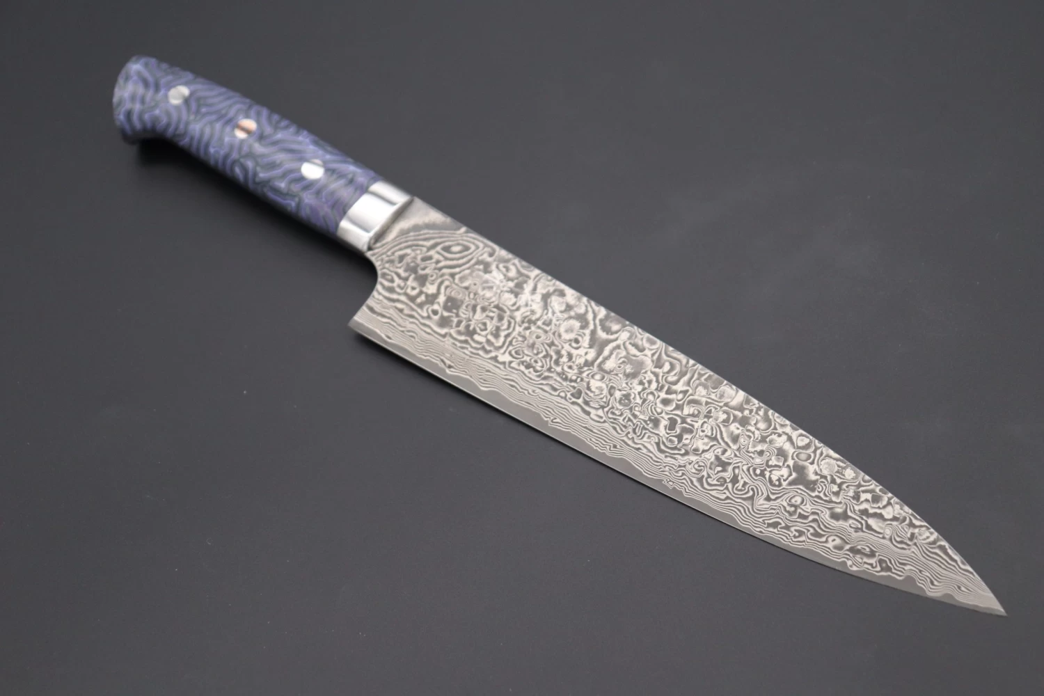 Takeshi Saji SUMMIT ― Limited Edition Custom Series SMT-470 R-2 Custom Damascus Gyuto 210mm (8.2 Inch) 1 Takeshi Saji SUMMIT ― Limited Edition Custom Series SMT-470 R-2 Custom Damascus Gyuto 210mm (8.2 Inch)