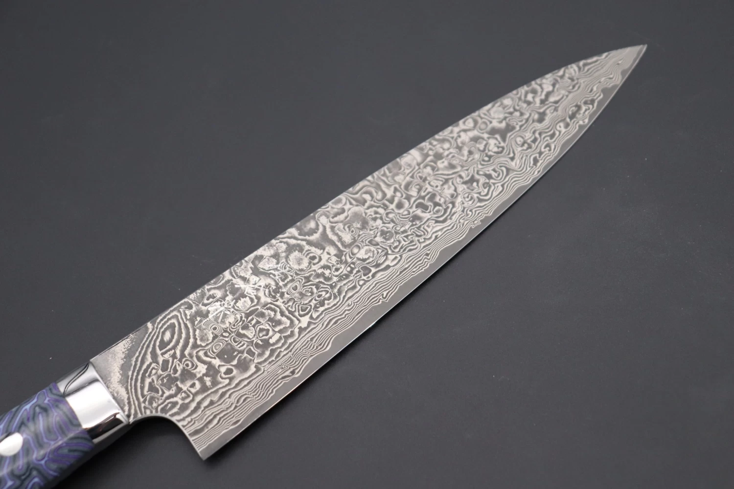 Takeshi Saji SUMMIT ― Limited Edition Custom Series SMT-470 R-2 Custom Damascus Gyuto 210mm (8.2 Inch) 2 Takeshi Saji SUMMIT ― Limited Edition Custom Series SMT-470 R-2 Custom Damascus Gyuto 210mm (8.2 Inch) - Image 2