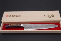 Takeshi Saji SUMMIT ― Limited Edition Custom Series SMT-497 R-2 Custom Damascus Gyuto 240mm (9.4 Inch) -Knife Sale Shop takeshi saji gyuto takeshi saji summit limited edition custom series smt 497 r 2 custom damascus gyuto 240mm 9 4 inch 40290008269083 scaled