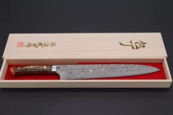 Takeshi Saji SUMMIT ― Limited Edition Custom Series SMT-527 R-2 Custom Damascus Gyuto 270mm (10.6 Inch) -Knife Sale Shop takeshi saji gyuto takeshi saji summit limited edition custom series smt 527 r 2 custom damascus gyuto 270mm 10 6 inch 40336610656539 scaled
