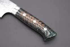 Takeshi Saji SUMMIT ― Limited Edition Custom Series SMT-540 R-2 Custom Damascus Gyuto 210mm (8.2 Inch) -Knife Sale Shop takeshi saji gyuto takeshi saji summit limited edition custom series smt 540 r 2 custom damascus gyuto 210mm 8 2 inch 41136286466331 scaled