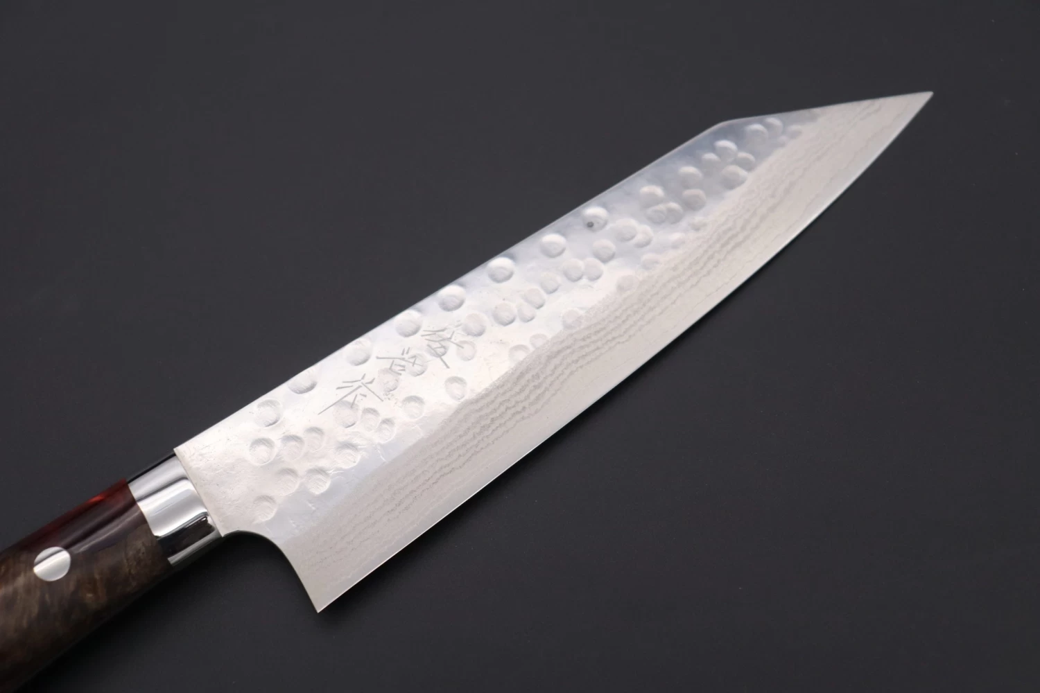 Takeshi Saji SUMMIT ― Limited Edition Custom Series SMT-629 SRS-13 Custom Hammered Tsuchime Damascus Kiritsuke Gyuto 180mm (7 Inch) 2 Takeshi Saji SUMMIT ― Limited Edition Custom Series SMT-629 SRS-13 Custom Hammered Tsuchime Damascus Kiritsuke Gyuto 180mm (7 Inch) - Image 2