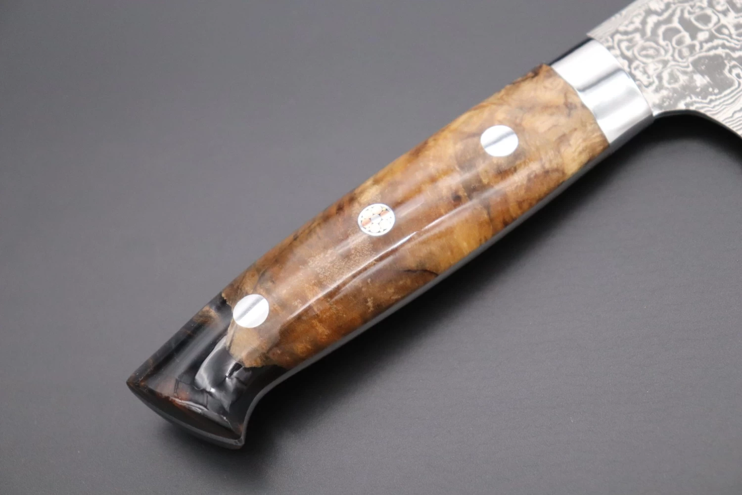 Takeshi Saji SUMMIT ― Limited Edition Custom Series SMT-642 R-2 Custom Damascus Gyuto 180mm (7 Inch) 3 Takeshi Saji SUMMIT ― Limited Edition Custom Series SMT-642 R-2 Custom Damascus Gyuto 180mm (7 Inch) - Image 3