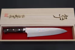 Takeshi Saji SUMMIT ― Limited Edition Custom Series SMT-707 Blue Steel No.2 Rainbow Damascus Gyuto 210mm (8.2 Inch) -Knife Sale Shop takeshi saji gyuto takeshi saji summit limited edition custom series smt 707 blue steel no 2 rainbow damascus gyuto 210mm 8 2 inch 43607081386267 scaled