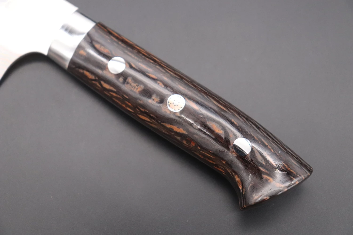 Takeshi Saji SUMMIT ― Limited Edition Custom Series SMT-713 Blue Steel No.2 Rainbow Damascus Gyuto 210mm (8.2 Inch) 7 Takeshi Saji SUMMIT ― Limited Edition Custom Series SMT-713 Blue Steel No.2 Rainbow Damascus Gyuto 210mm (8.2 Inch) - Image 7