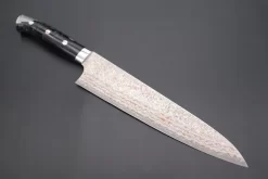 Takeshi Saji SUMMIT ― Limited Edition Custom Series SMT-751 VG-10W Multi-Colored Golden-Rainbow Damascus Gyuto 240mm (9.4 Inch)