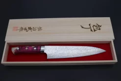 Takeshi Saji SUMMIT ― Limited Edition Custom Series SMT-785 R-2 Custom Damascus Gyuto 210mm (8.2 Inch) -Knife Sale Shop takeshi saji gyuto takeshi saji summit limited edition custom series smt 785 r 2 custom damascus gyuto 210mm 8 2 inch 44966873956635 scaled
