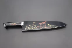 Takeshi Saji Urushi & Makie Series "Mt. Fuji Motif" STU-37 Gyuto 210mm (8.2inch ) -Knife Sale Shop takeshi saji gyuto takeshi saji urushi makie series mt fuji motif gyuto 210mm 8 2inch stu 37 43813721997595 scaled