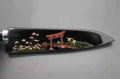 Takeshi Saji Urushi & Makie Series "Mt. Fuji Motif" STU-37 Gyuto 210mm (8.2inch ) -Knife Sale Shop takeshi saji gyuto takeshi saji urushi makie series mt fuji motif gyuto 210mm 8 2inch stu 37 43813730976027 scaled