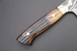 Takeshi Saji VG-10 Custom Damascus Wild Series Gyuto (180mm To 270mm, 4 Sizes, Stag Bone Handle) -Knife Sale Shop takeshi saji gyuto takeshi saji vg 10 custom damascus wild series gyuto 180mm to 270mm 4 sizes stag bone handle 42469244961051 scaled