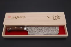 Takeshi Saji R-2 Custom Black Damascus Wild Series Nakiri 165mm (6.4 Inch, Ironwood Handle) 15 Takeshi Saji R-2 Custom Black Damascus Wild Series Nakiri 165mm (6.4 Inch, Ironwood Handle) -Knife Sale Shop takeshi saji nakiri takeshi saji r 2 custom black damascus wild series nakiri 165mm 6 4 inch ironwood handle 42746598654235 scaled
