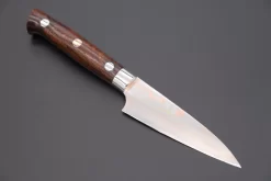 Master Saji Rainbow Damascus Series Paring 90mm (3.5 Inch, Ironwood Handle)