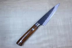 Takeshi Saji Aogami Super Custom Series Paring 90mm (3.5 Inch, Ironwood Handle)