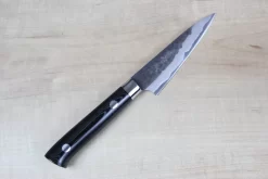 Takeshi Saji Aogami Super Custom Series Paring 90mm (3.5 Inch, Linen Micarta Handle)