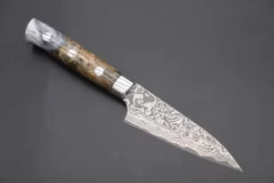 Takeshi Saji SUMMIT ― Limited Edition Custom Series SMT-721 R-2 Custom Damascus Paring 95mm (3.7 Inch)
