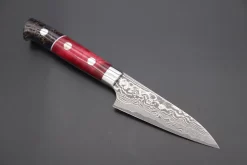 Takeshi Saji SUMMIT ― Limited Edition Custom Series SMT-722 R-2 Custom Damascus Paring 95mm (3.7 Inch)