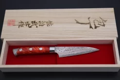 Takeshi Saji SUMMIT ― Limited Edition Custom Series SMT-745 VG-10W Multi-Colored Golden-Rainbow Damascus Paring 95mm (3.7 Inch) 15 Takeshi Saji SUMMIT ― Limited Edition Custom Series SMT-745 VG-10W Multi-Colored Golden-Rainbow Damascus Paring 95mm (3.7 Inch) -Knife Sale Shop takeshi saji paring takeshi saji summit limited edition custom series smt 745 vg 10w multi colored golden rainbow damascus series paring 95mm 3 7 inch 44676200562971 scaled