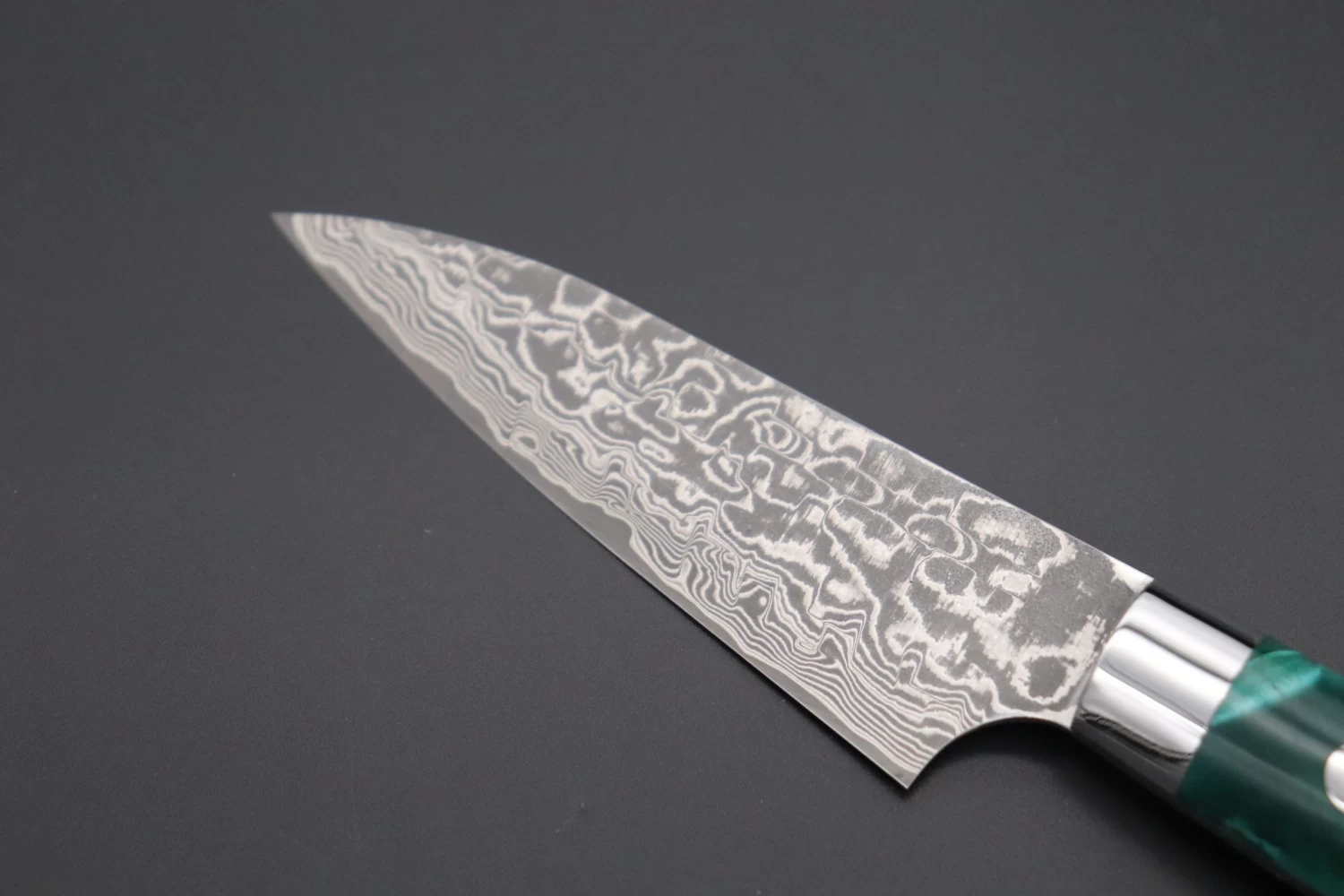 Takeshi Saji SUMMIT ― Limited Edition Custom Series SMT-761 R-2 Custom Damascus Paring 95mm (3.7 Inch) 6 Takeshi Saji SUMMIT ― Limited Edition Custom Series SMT-761 R-2 Custom Damascus Paring 95mm (3.7 Inch) - Image 6