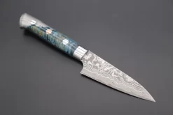 Takeshi Saji SUMMIT ― Limited Edition Custom Series SMT-762 R-2 Custom Damascus Paring 95mm (3.7 Inch)