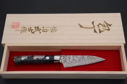 Takeshi Saji SUMMIT ― Limited Edition Custom Series SMT-765 R-2 Custom Damascus Paring 95mm (3.7 Inch) -Knife Sale Shop takeshi saji paring takeshi saji summit limited edition custom series smt 765 r 2 custom damascus paring 95mm 3 7 inch 44965382553883 scaled