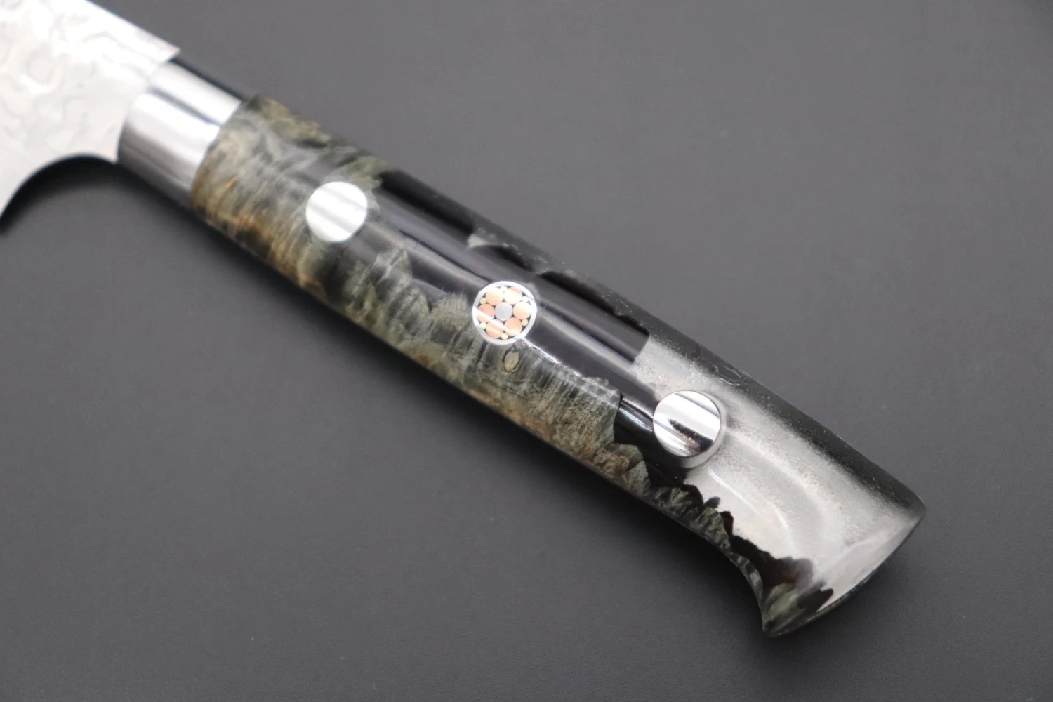 Takeshi Saji SUMMIT ― Limited Edition Custom Series SMT-779 R-2 Custom Damascus Paring 95mm (3.7 Inch) 7 Takeshi Saji SUMMIT ― Limited Edition Custom Series SMT-779 R-2 Custom Damascus Paring 95mm (3.7 Inch) - Image 7