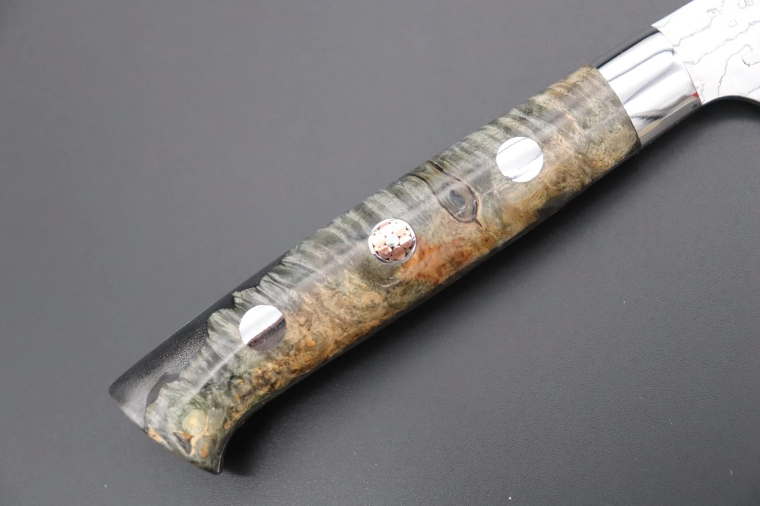 Takeshi Saji SUMMIT ― Limited Edition Custom Series SMT-779 R-2 Custom Damascus Paring 95mm (3.7 Inch) 2 Takeshi Saji SUMMIT ― Limited Edition Custom Series SMT-779 R-2 Custom Damascus Paring 95mm (3.7 Inch) - Image 2