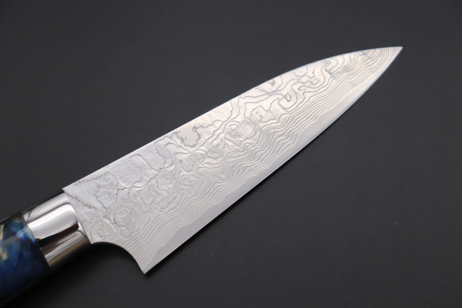 Takeshi Saji SUMMIT ― Limited Edition Custom Series SMT-780 R-2 Custom Damascus Paring 95mm (3.7 Inch) 2 Takeshi Saji SUMMIT ― Limited Edition Custom Series SMT-780 R-2 Custom Damascus Paring 95mm (3.7 Inch) - Image 2
