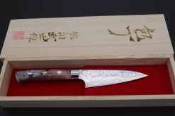 Takeshi Saji SUMMIT ― Limited Edition Custom Series SMT-781 R-2 Custom Damascus Paring 95mm (3.7 Inch) -Knife Sale Shop takeshi saji paring takeshi saji summit limited edition custom series smt 781 r 2 custom damascus paring 95mm 3 7 inch 44966713032987 scaled