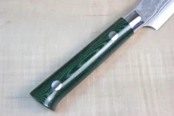 Takeshi Saji VG-10 Custom Damascus Wild Series Paring 90mm (3.5 Inch, Green Linen Micarta Handle) -Knife Sale Shop takeshi saji paring takeshi saji vg 10 custom damascus wild series paring 90mm 3 5 inch green linen micarta handle 24778334670 scaled