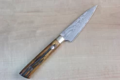 Takeshi Saji VG-10 Custom Damascus Wild Series Paring 90mm (3.5inch, Stag Bone Handle)ST-1P