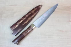 Master Saji Rainbow Damascus Sakura Series Petty 135mm (5.3 Inch)
