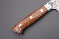 Takeshi Saji R-2 Custom Black Damascus Wild Series Petty (135mm And 150mm, Ironwood Handle) 11 Takeshi Saji R-2 Custom Black Damascus Wild Series Petty (135mm And 150mm, Ironwood Handle) -Knife Sale Shop takeshi saji petty takeshi saji r 2 custom black damascus wild series petty 135mm and 150mm ironwood handle 42516369441051 scaled