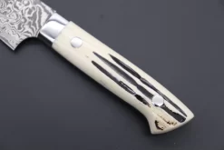 Takeshi Saji R-2 Custom Black Damascus Wild Series Petty (135mm And 150mm, Stag Bone Handle) -Knife Sale Shop takeshi saji petty takeshi saji r 2 custom black damascus wild series petty 135mm and 150mm stag bone handle 42516324581659 scaled