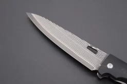 Takeshi Saji R-2 Damascus Folding Petty Knife (Black G-10 Handle, TS-100) 9 Takeshi Saji R-2 Damascus Folding Petty Knife (Black G-10 Handle, TS-100) -Knife Sale Shop takeshi saji petty takeshi saji r 2 damascus folding petty knife black g 10 handle ts 100 42516726710555 scaled