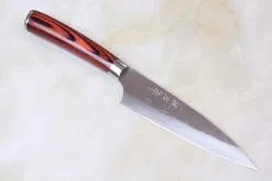 Takeshi Saji SRS-13 “ARC” Petty 135mm (5.3 Inch, Red-Pakka Wood Handle, ARC-1)