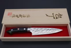 Takeshi Saji SUMMIT ― Limited Edition Custom Series SMT-566 R-2 Custom Damascus Petty 135mm (5.3 Inch) -Knife Sale Shop takeshi saji petty takeshi saji summit limited edition custom series designed by nomura smt 566 r 2 custom damascus petty 130mm 5 1 inch 41813297529115 scaled