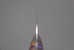 Takeshi Saji SUMMIT ― Limited Edition Custom Series SMT-587 Blue Steel No.2 Rainbow Damascus Petty 135mm (5.3 Inch) -Knife Sale Shop takeshi saji petty takeshi saji summit limited edition custom series smt 587 blue steel no 2 rainbow damascus petty 135mm 5 inch 42297144672539 scaled