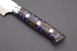 Takeshi Saji SUMMIT ― Limited Edition Custom Series SMT-587 Blue Steel No.2 Rainbow Damascus Petty 135mm (5.3 Inch) -Knife Sale Shop takeshi saji petty takeshi saji summit limited edition custom series smt 587 blue steel no 2 rainbow damascus petty 135mm 5 inch 42297144836379 scaled