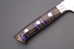 Takeshi Saji SUMMIT ― Limited Edition Custom Series SMT-587 Blue Steel No.2 Rainbow Damascus Petty 135mm (5.3 Inch) -Knife Sale Shop takeshi saji petty takeshi saji summit limited edition custom series smt 587 blue steel no 2 rainbow damascus petty 150mm 5 9 inch 42297144049947 scaled